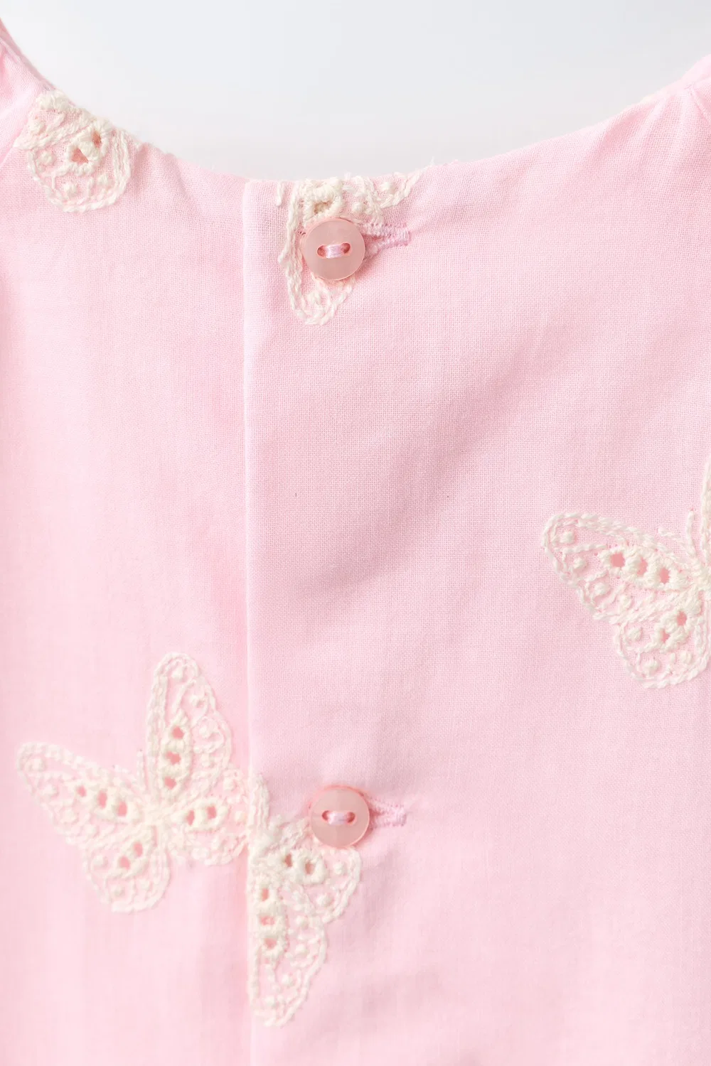 Платье и трусики с вышивкой в виде бабочек ZARA, Pink — фото 3