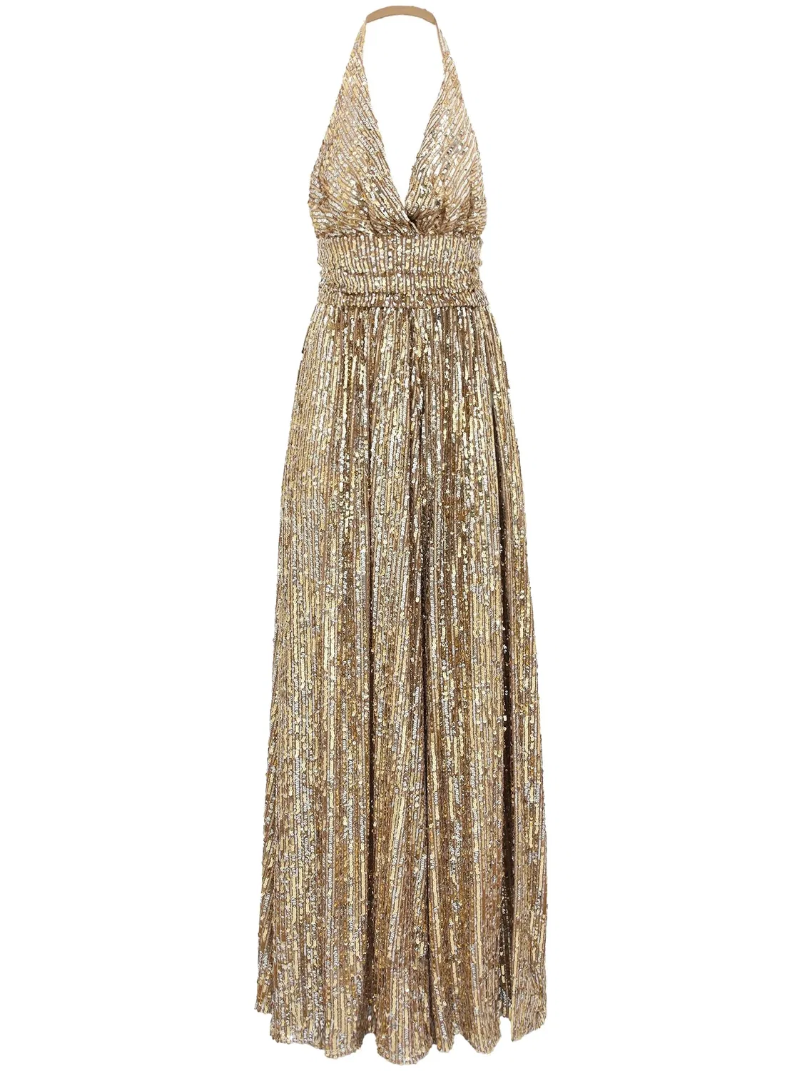 Dolce & Gabbana Платье с пайетками, золотое