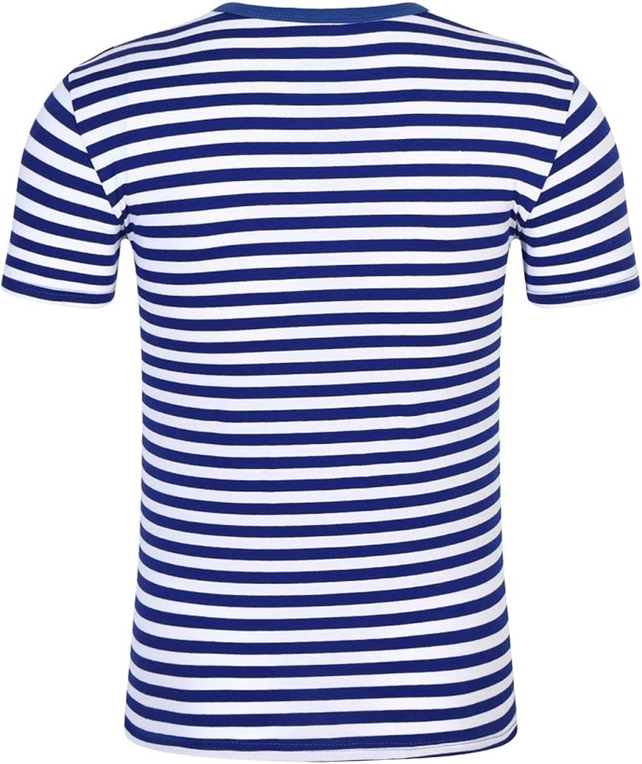 Мужская классическая футболка с полосками Regular Fit, Blue — фото 3