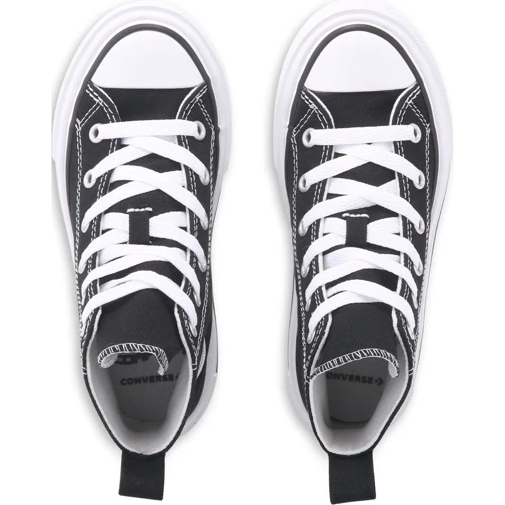 Детские кроссовки Chuck Taylor All Star Double Stack на платформе Converse, Black — фото 4