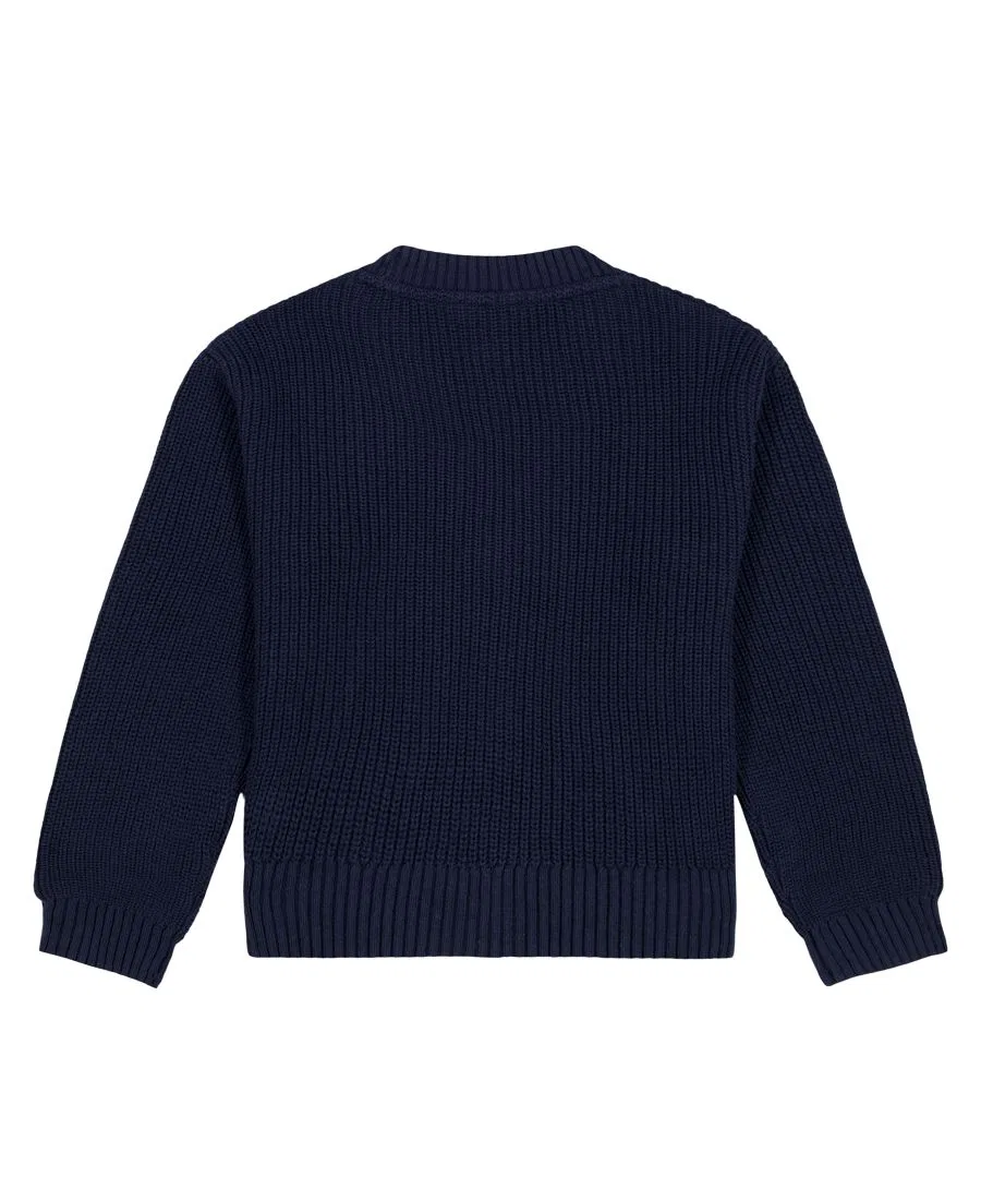 Кардиган-свитер с V-образным вырезом и длинным рукавом Tommy Hilfiger, Navy Blazer — фото 2