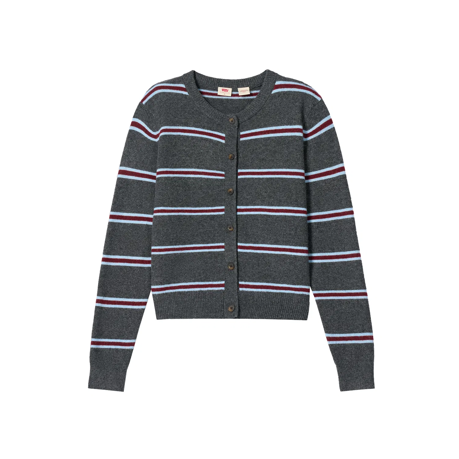 Женский свитер в полоску Levi's, Gray Stripes