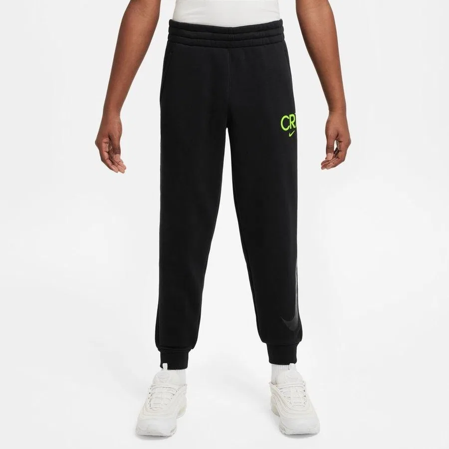 Детские спортивные штаны с принтом Cr7 Club Fleece Jogger Nike, Черный