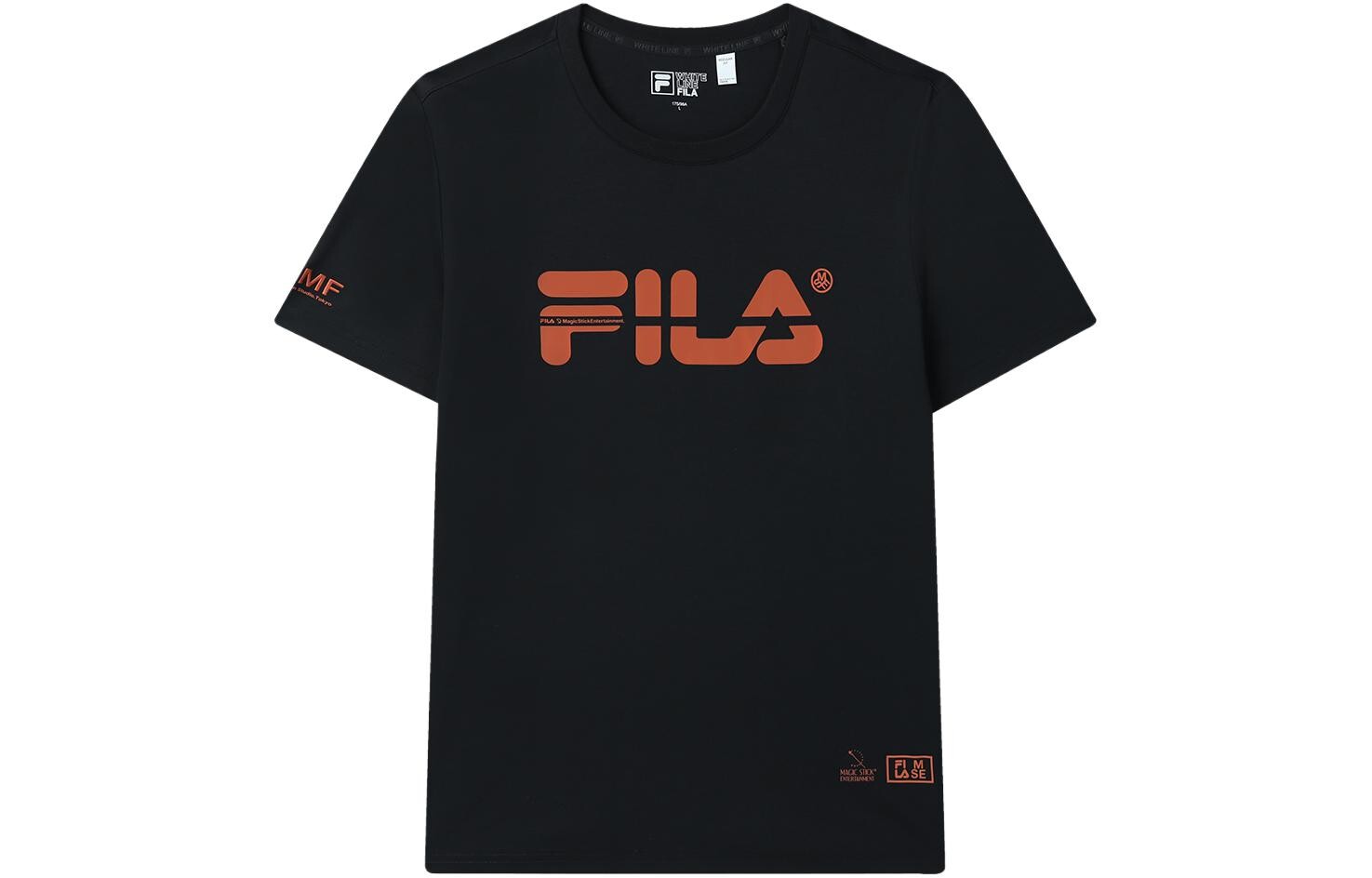 

Футболка мужская, цвет черный как смоль Fila, черный