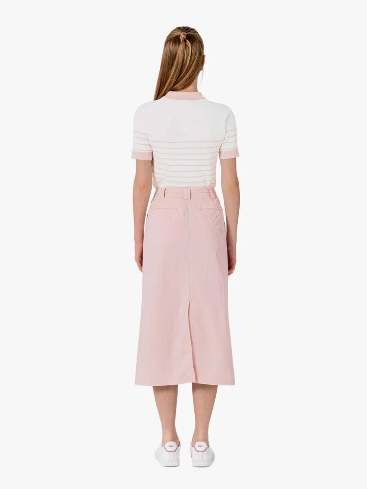 Юбка LACOSTE H-силуэта, Pink — фото 4