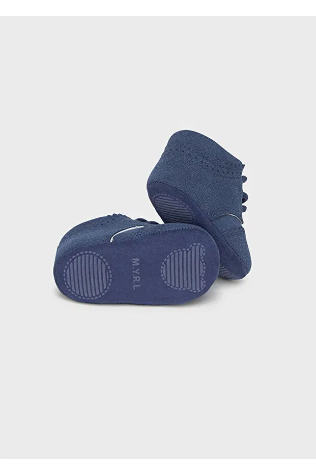 Детские ботиночки для мальчиков на шнуровке Mayoral, Navy Blue — фото 3