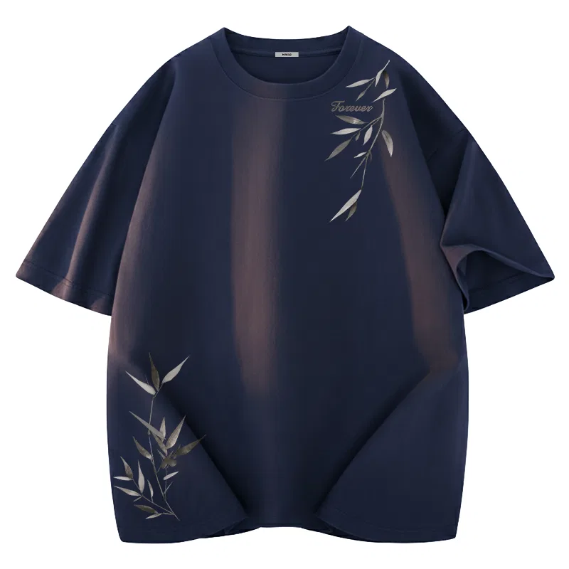 Футболка детская унисекс с принтом MINISO, Navy Blue