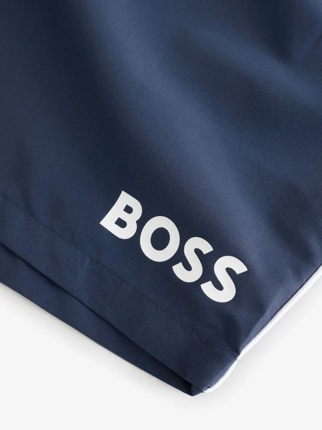 BOSS Быстросохнущие шорты для плавания темно-синего цвета с морской звездой — фото 3