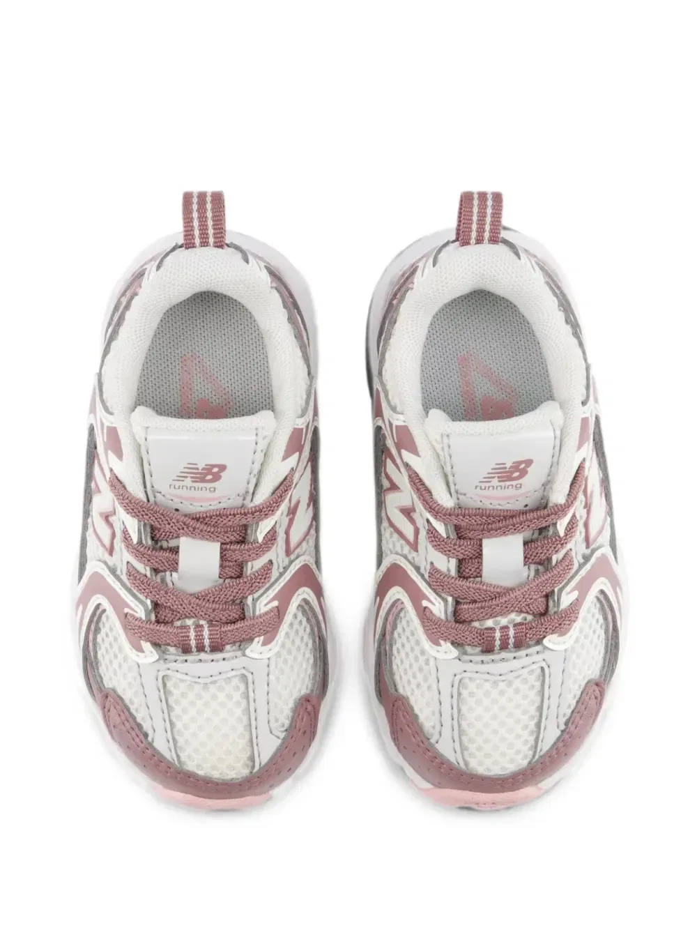 Детские кроссовки New Balance 530 Bungee на шнуровке New Balance Kids, белый — фото 4