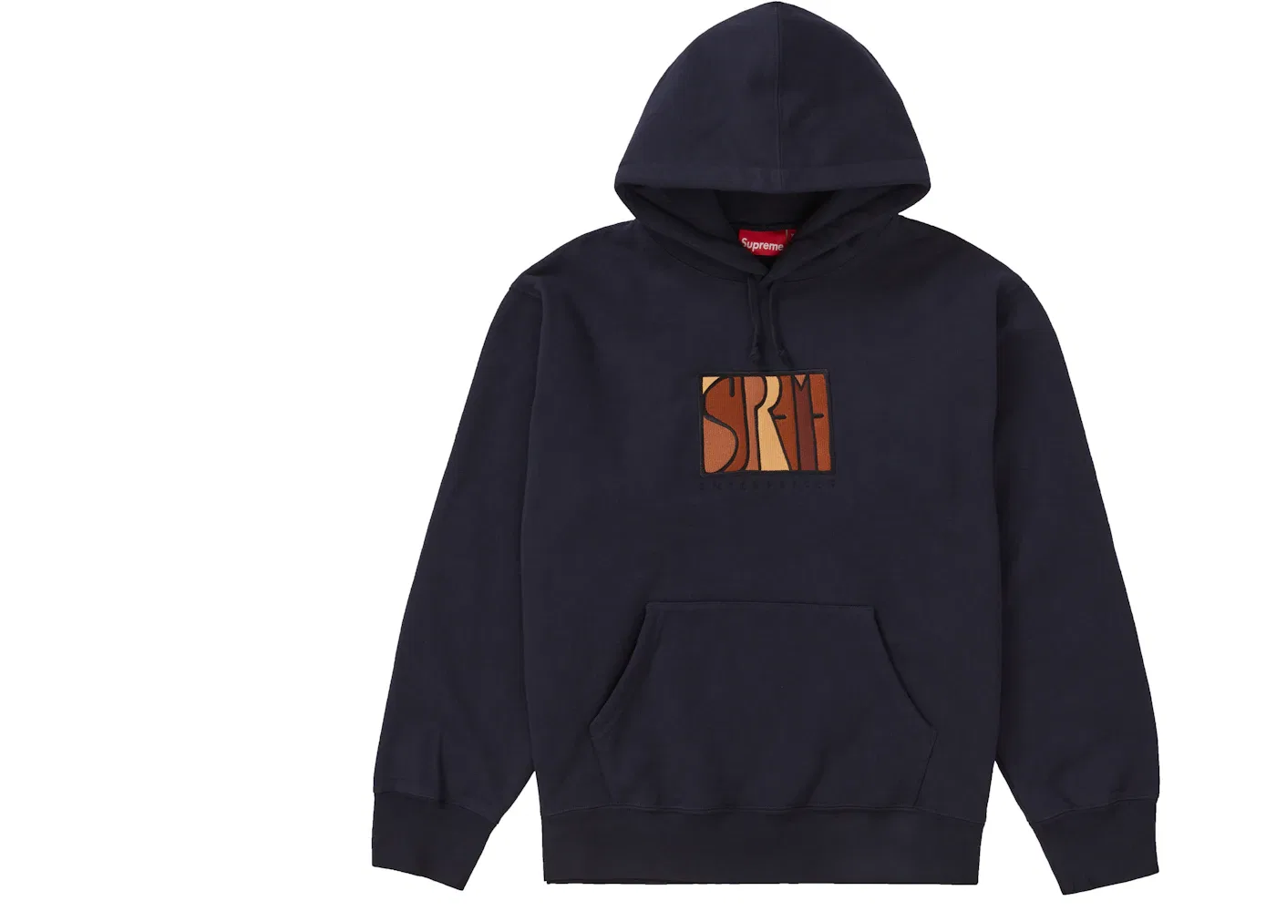 Мужской худи с капюшоном Supreme Hooded Sweatshirt, Navy