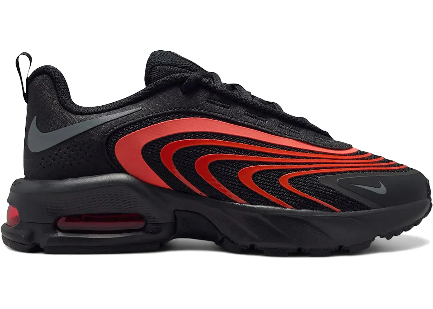 Детские кроссовки Lifestyle Nike Air Max Fire Nike, Black/Picante Red/Smoke Grey