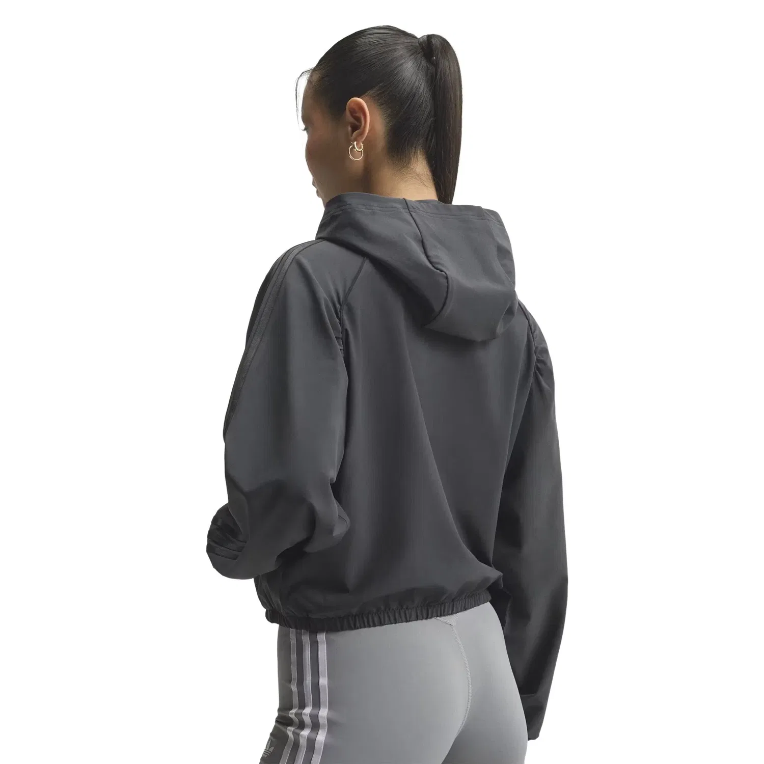 Женская кофта-куртка с длинным рукавом Adidas Sport Coverup, черный — фото 3