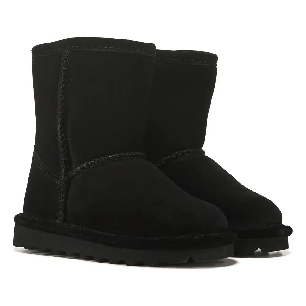 Детские короткие водонепроницаемые ботинки Elle на молнии для малышей Bearpaw, Black
