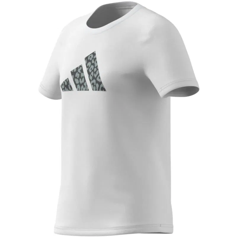 Детская футболка с принтом Adidas Animal Print, Цвет Weiss — фото 4