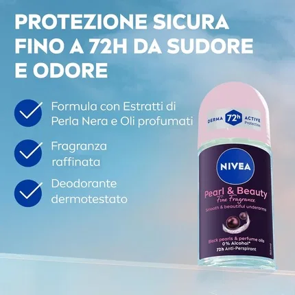 Дезодорант-роллон Nivea Pearl & Beauty, 50 мл