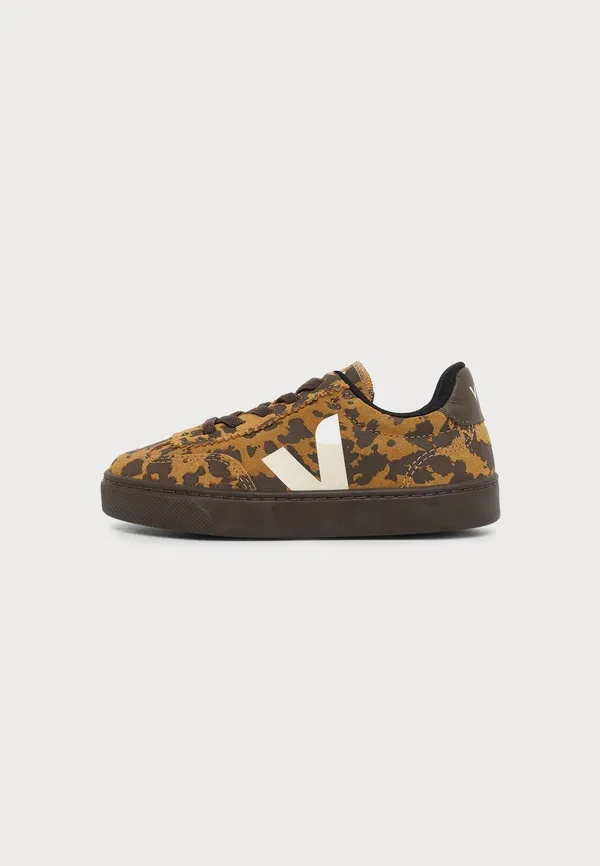 Кроссовки кожаные Small volley Veja, Camel/Wild/Country, коричнево-бежевой