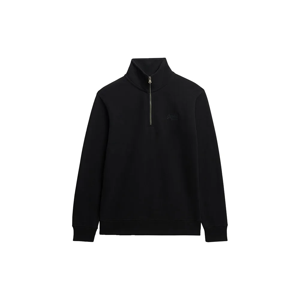 

Толстовка Superdry Essential Logo Henley, черный