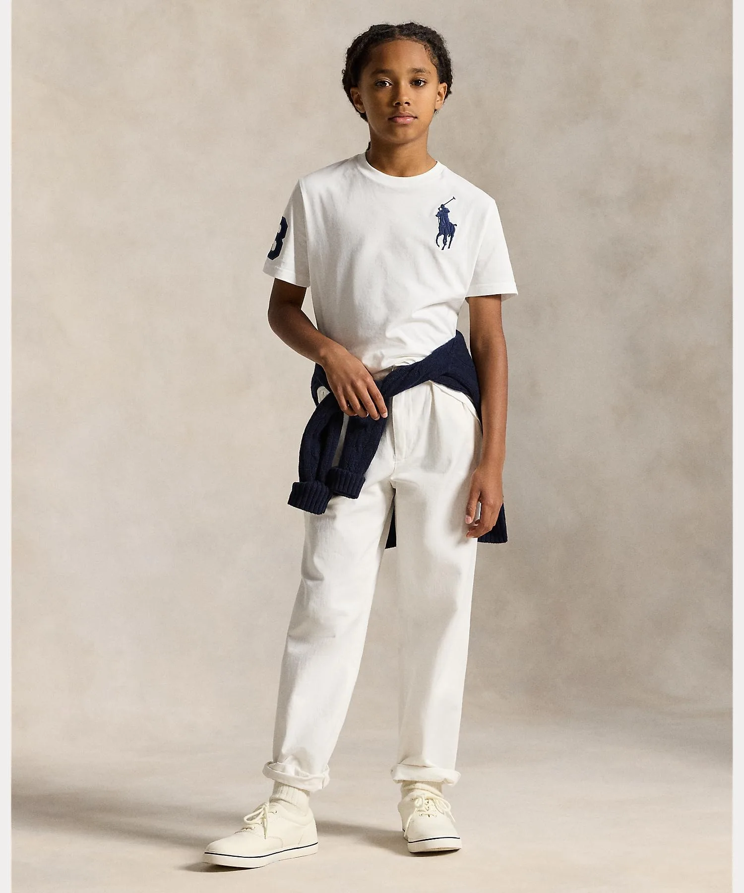 Детская футболка POLO RALPH LAUREN CHILDRENSWEAR с Big Pony — фото 4