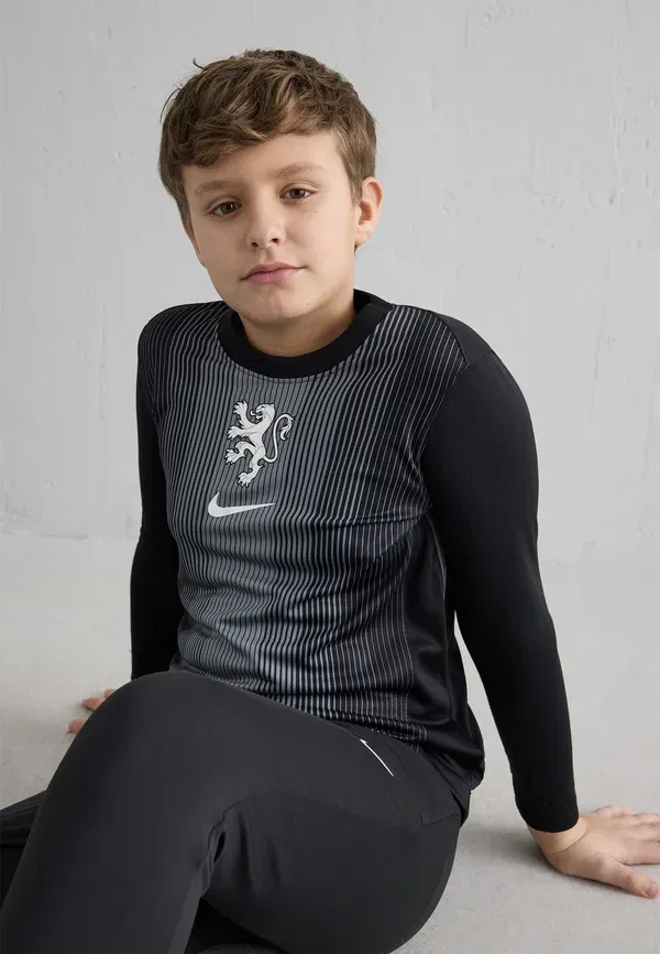 Футболка Dri-fit Netherlands Goalkeeper Jersey Nike, Black/Smoke Grey/White Nike Performance, белый/черный/серый