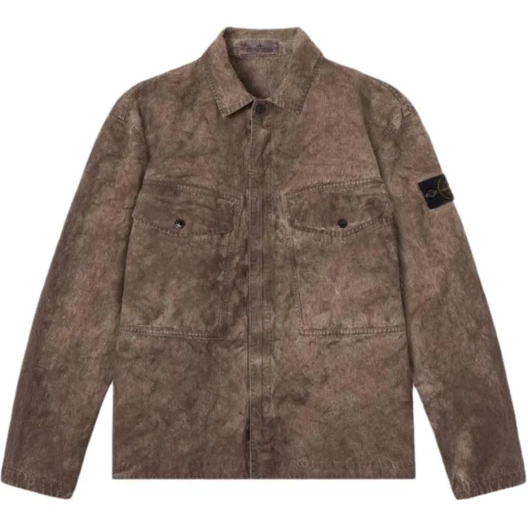 Мужской куртка с воротником Lead Gray STONE ISLAND, Lead Gray