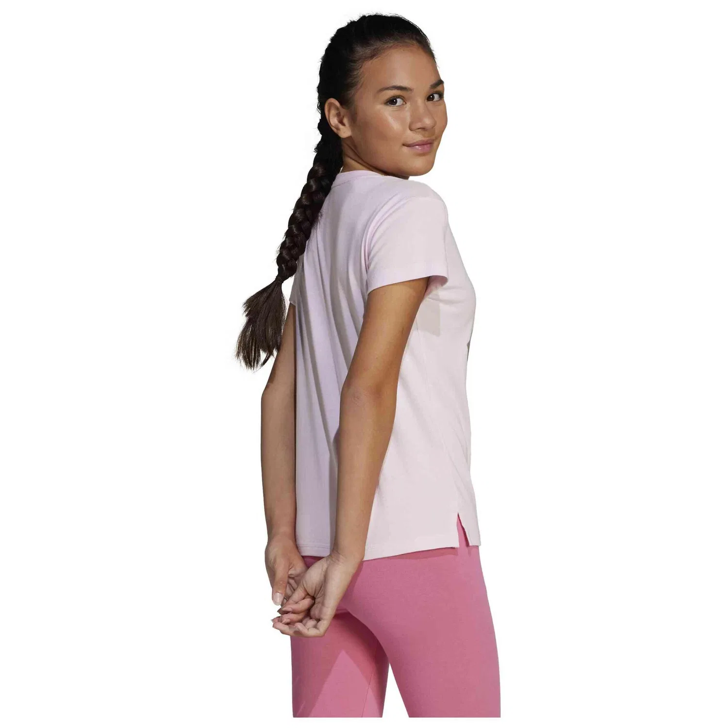Детская футболка с коротким рукавом Adidas JD1846, Rosa — фото 4