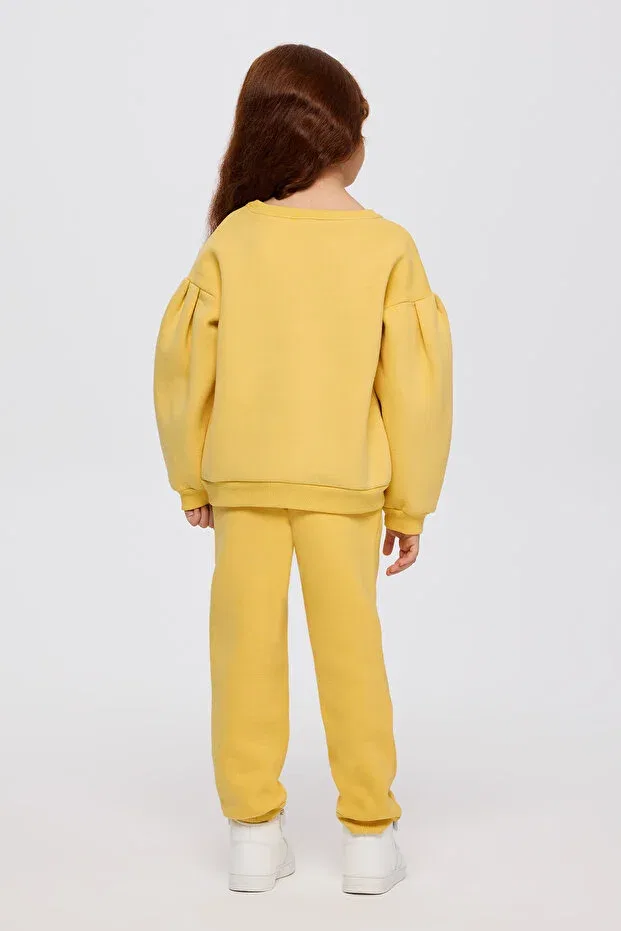 Детские свитшот для девочек с длинным рукавом Panço, Yellow — фото 2