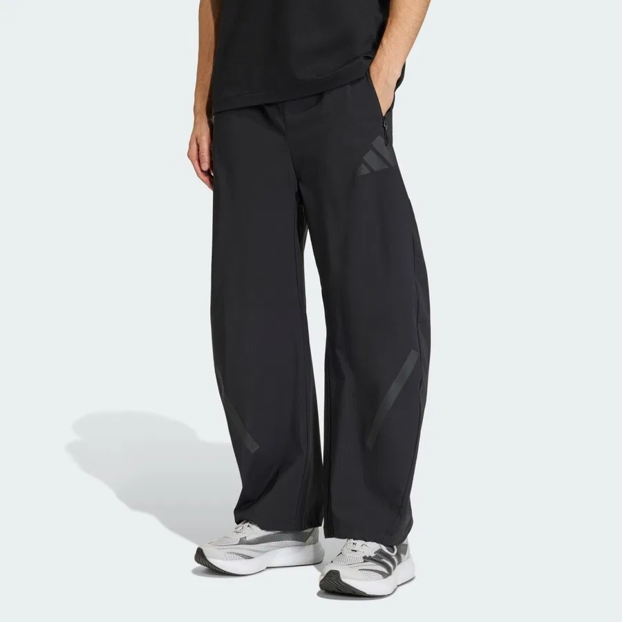 Штаны спортивные с завязкой Z.N.E. Woven Pant adidas, Черный
