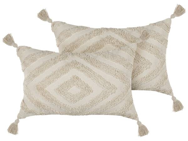 

Декоративная подушка Beliani CRATAEGUS, 40x60x60 см цвет beige/creme