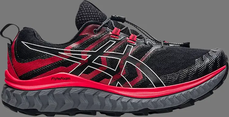 Кроссовки trabuco max black electric red Asics, черный