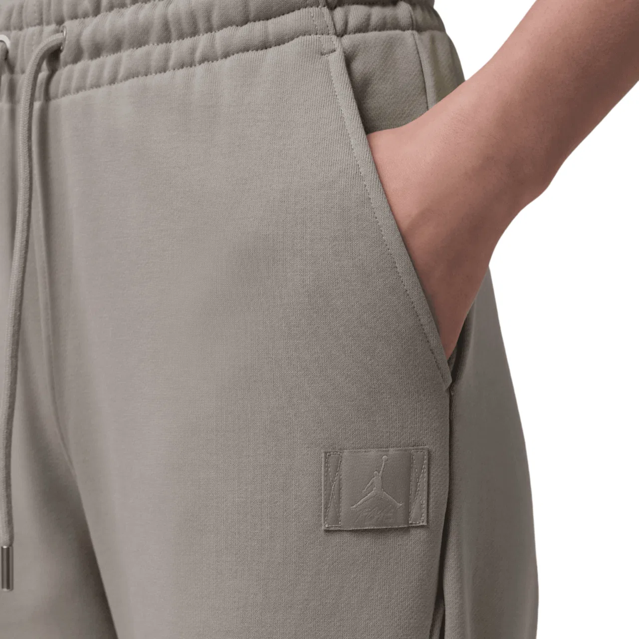 Женские брюки из флиса Flight Fleece FLR Jordan, цвет Enigma Stone/Cobblestone — фото 3
