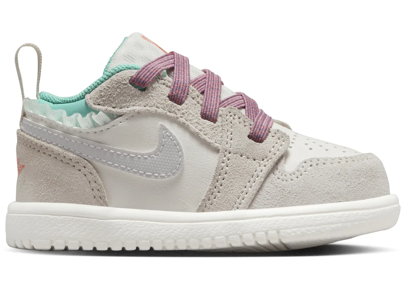 Детские кроссовки Lifestyle Jordan 1 Low ALT SE Jordan, Светло-Серый/Светло-Коричневый/Фиолетовый/Нейтральный Серый