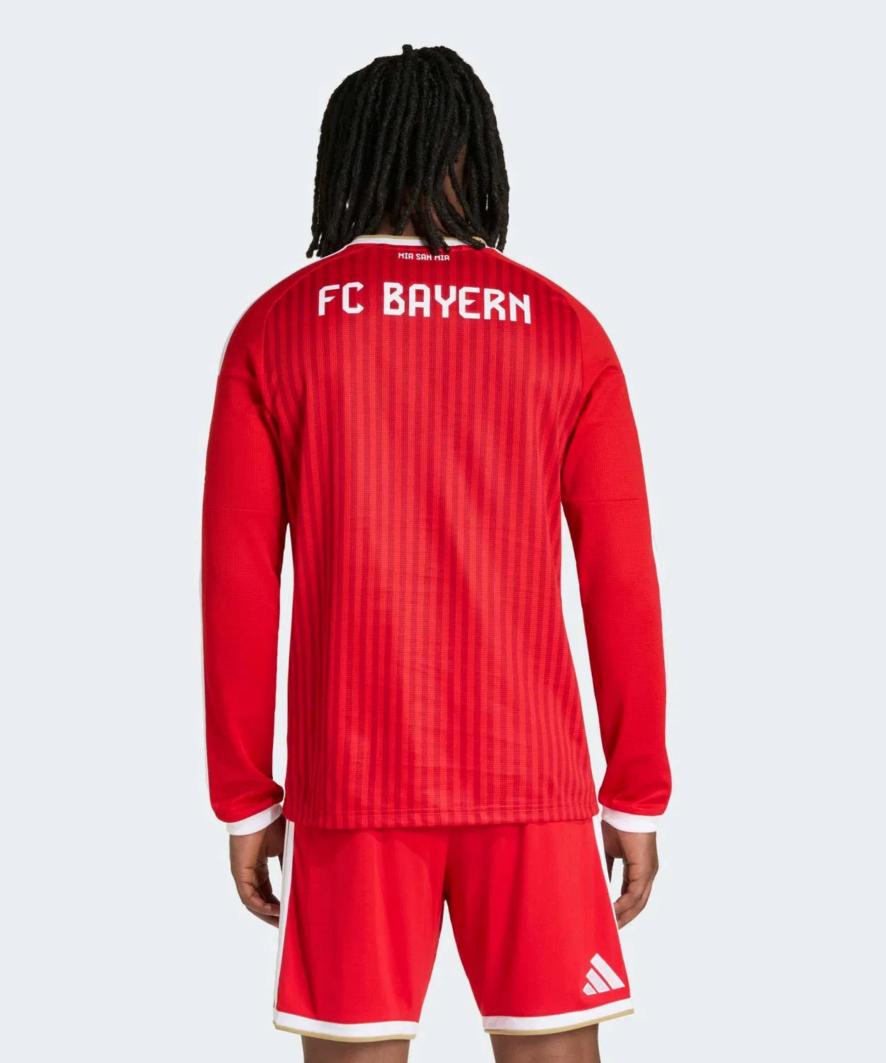 Мужская футболка с длинным рукавомFC Bayern 26/27 Home Jersey Adidas, Red — фото 2