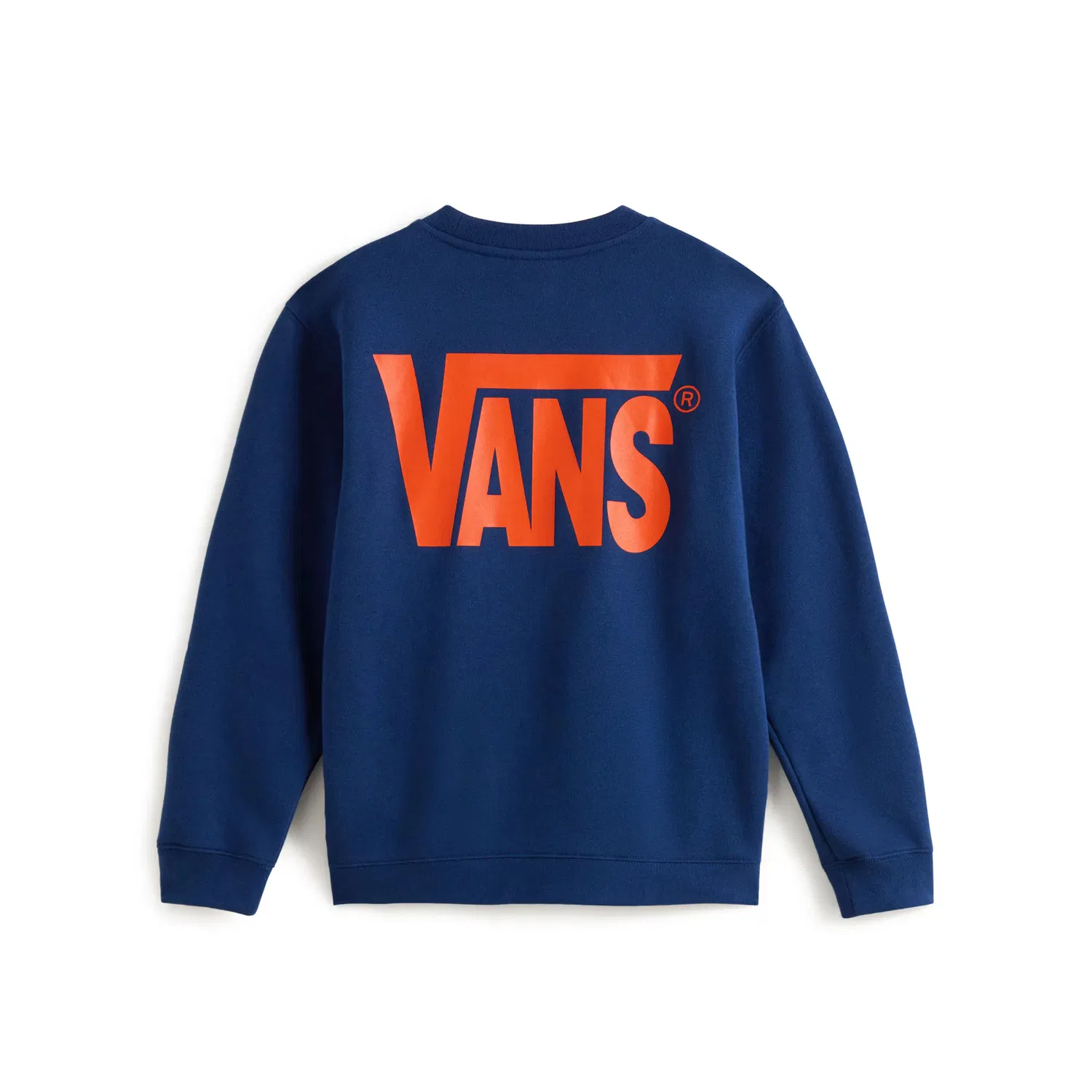 Детская худи для мальчиков с принтом Stretch Logo Crew Vans, Azul Índigo — фото 2