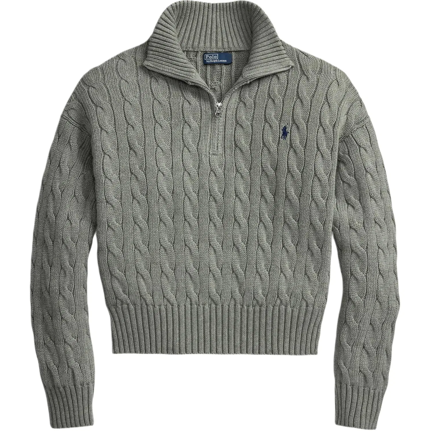 Женский джемпер серый Polo Ralph Lauren