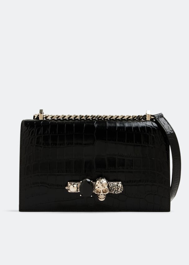 

Сумка ALEXANDER MCQUEEN Jewelled satchel, черный