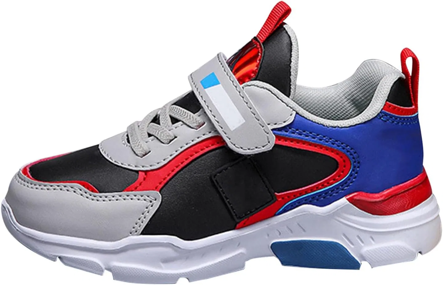Детские кожаные кроссовки для мальчиков с принтом Basketball Sneakers, Red