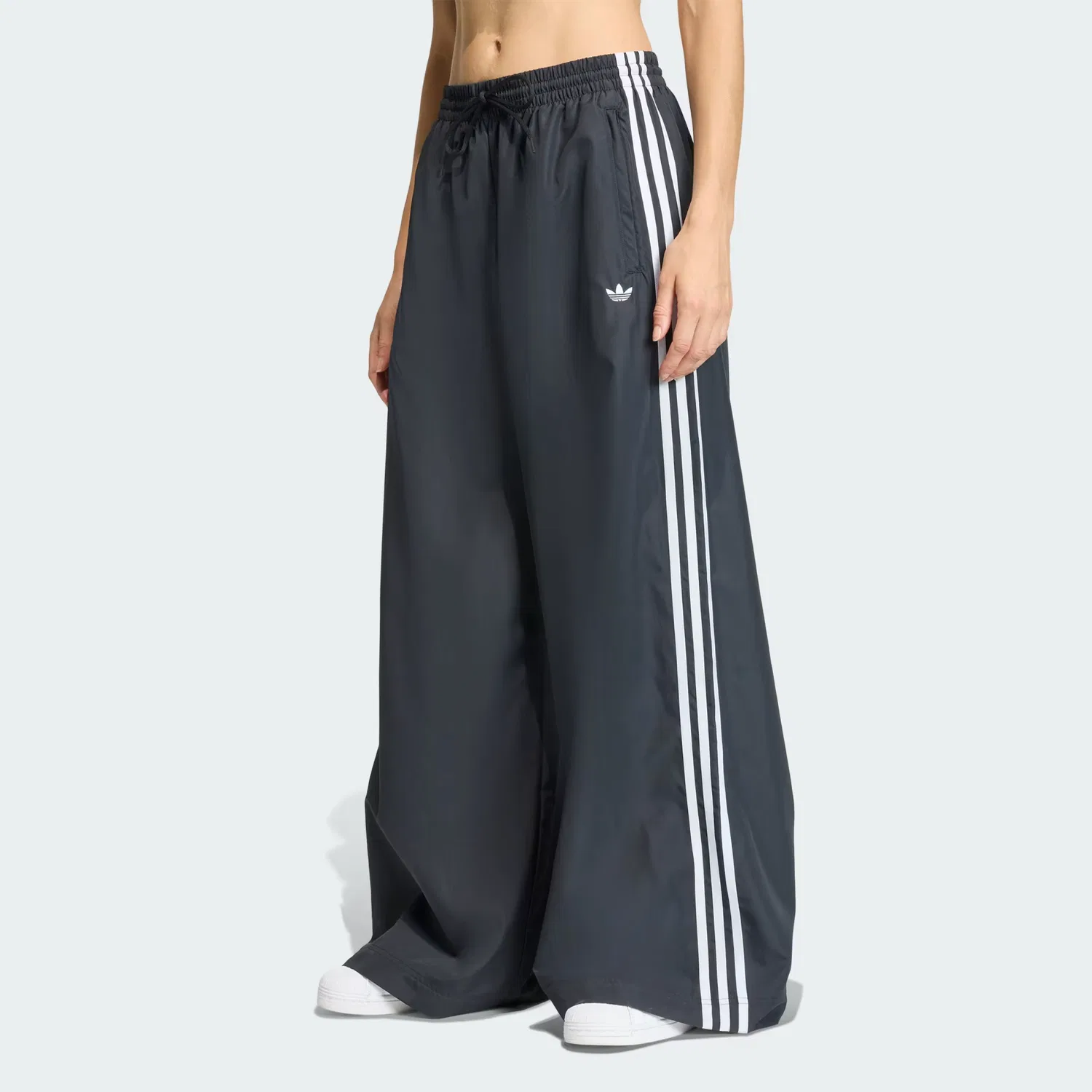 Женские спортивные брюки прямого кроя Firebird Adilenium Adidas Originals, черный/белый