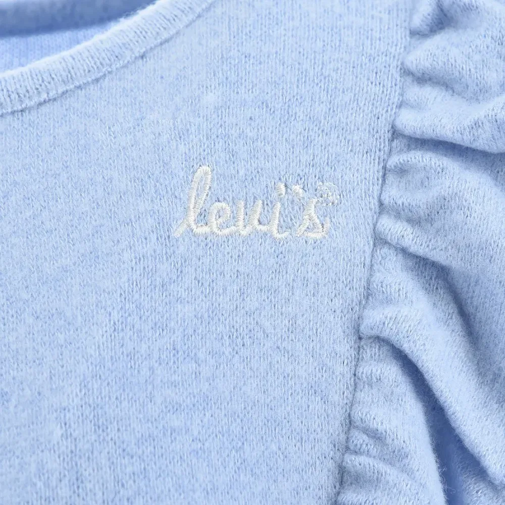 Платье трикотажное длинное с длинным рукавом Levi's, синий — фото 3