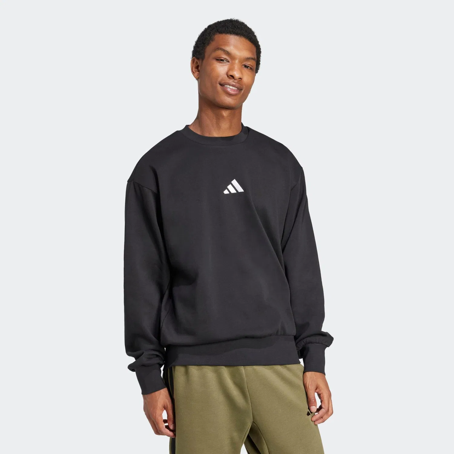 Мужской свитшот с длинным рукавом Adidas, Schwarz