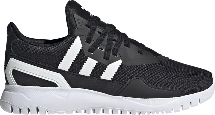 

Кроссовки Adidas Flex Big Kid 'Black White', черный