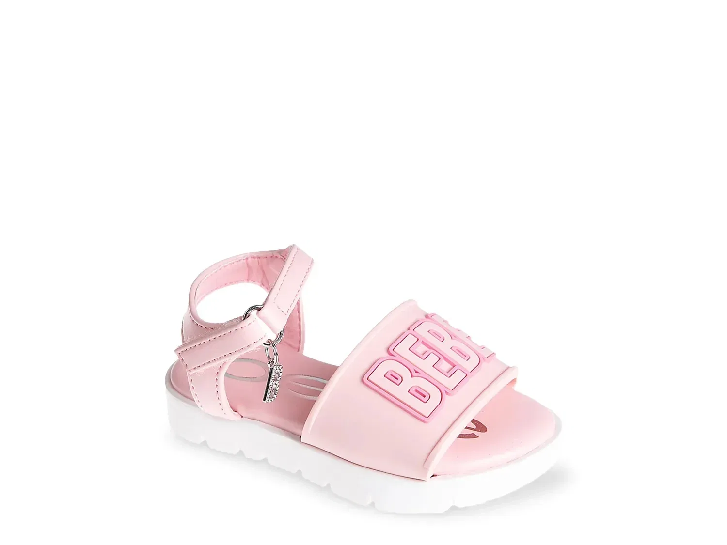 Сандалии с двойным ремешком Bebe, розовые