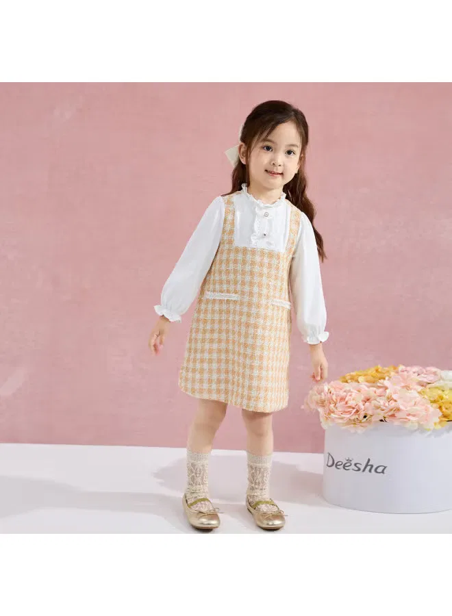 Платье-жилетка с имитацией двух предметов Little Chic Deesha — фото 4