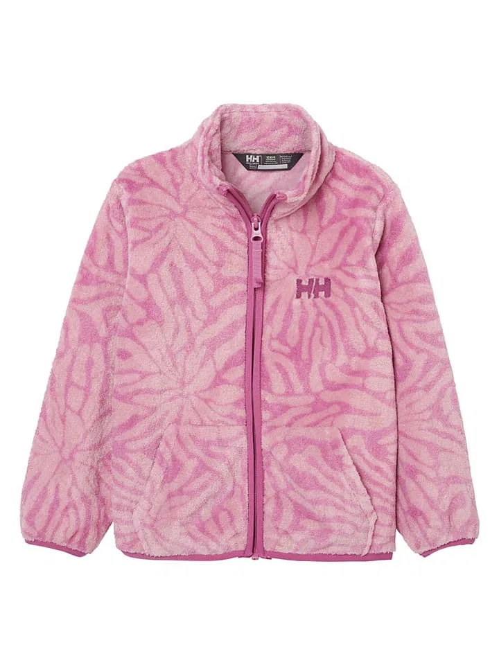 Утепленная флисовая куртка с принтом Helly Hansen, розовый