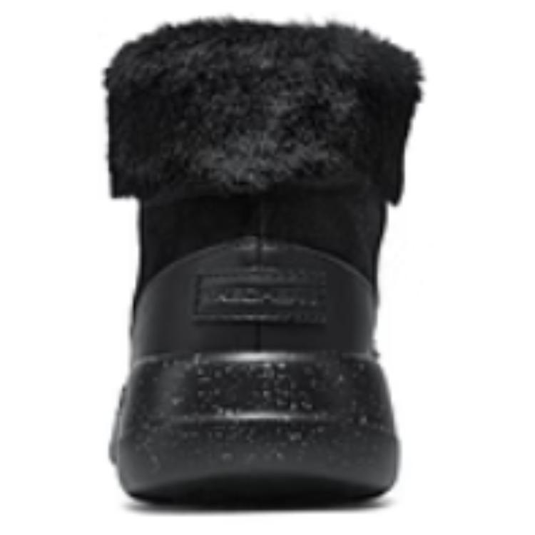 Зимние сапоги женские Skechers износостойкие короткие, черный — фото 3