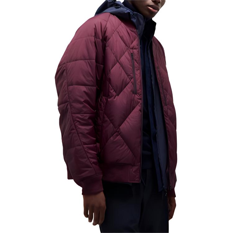 White Mountaineering Co-titled Series Пуховик Унисекс Бордовый UNIQLO — фото 3