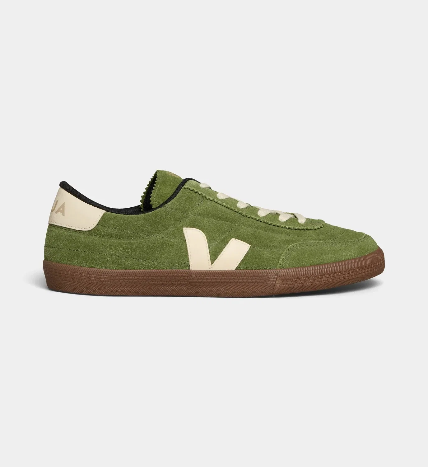 Низкие кроссовки Panenka из замши VEJA, зеленый