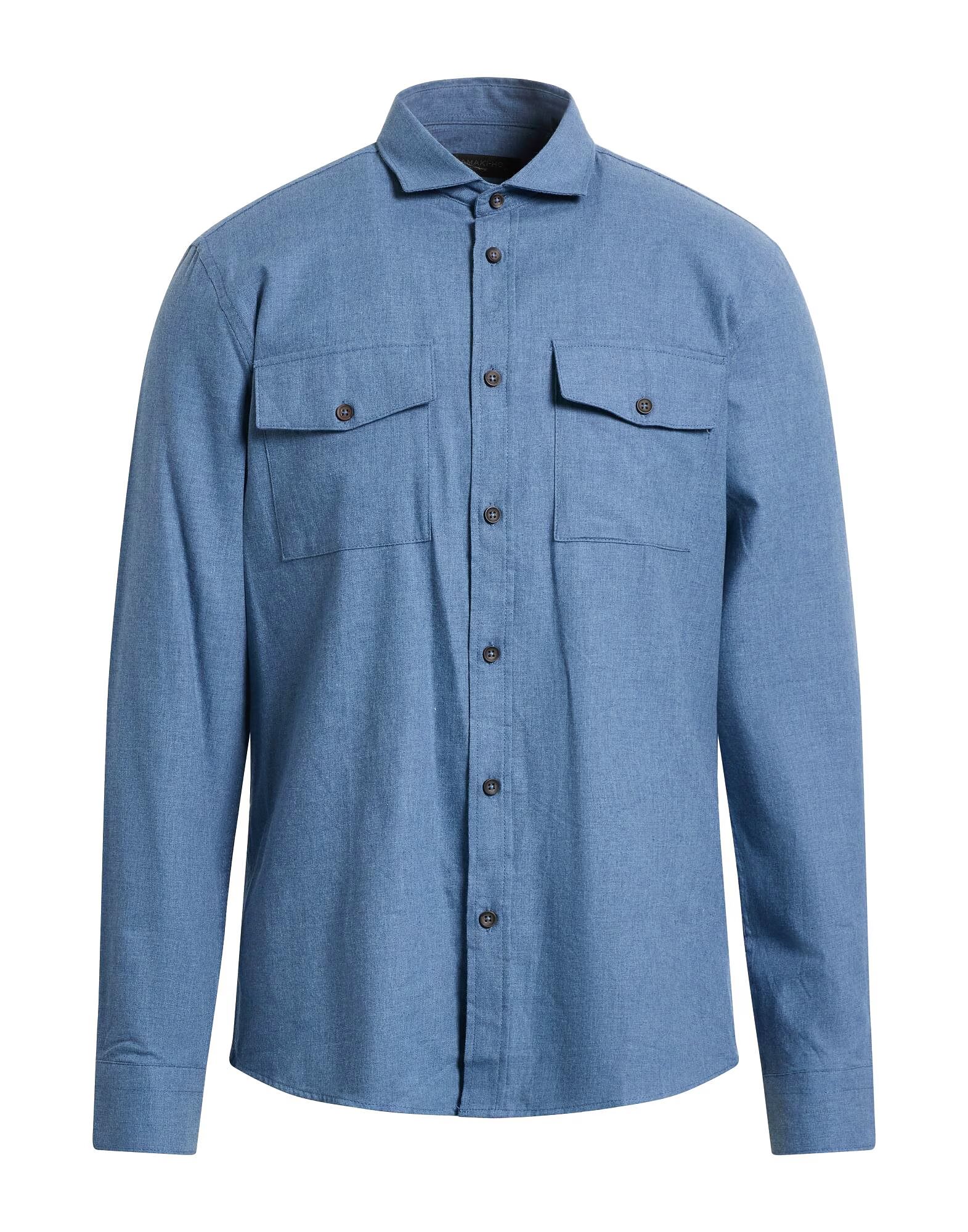 

Рубашка Hamaki, серо-синий