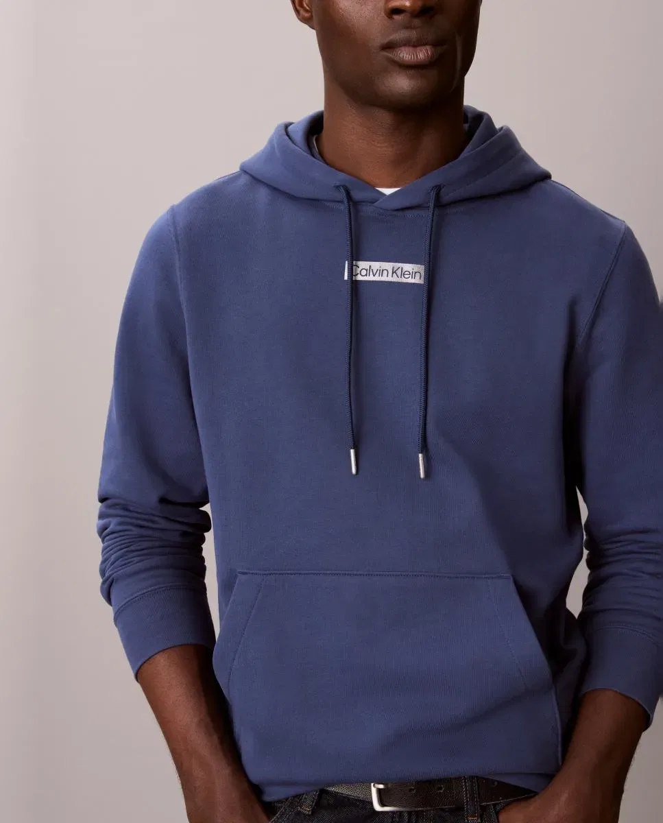 Мужские шорты из ткани спейсер Calvin Klein, Azul Índigo — фото 4