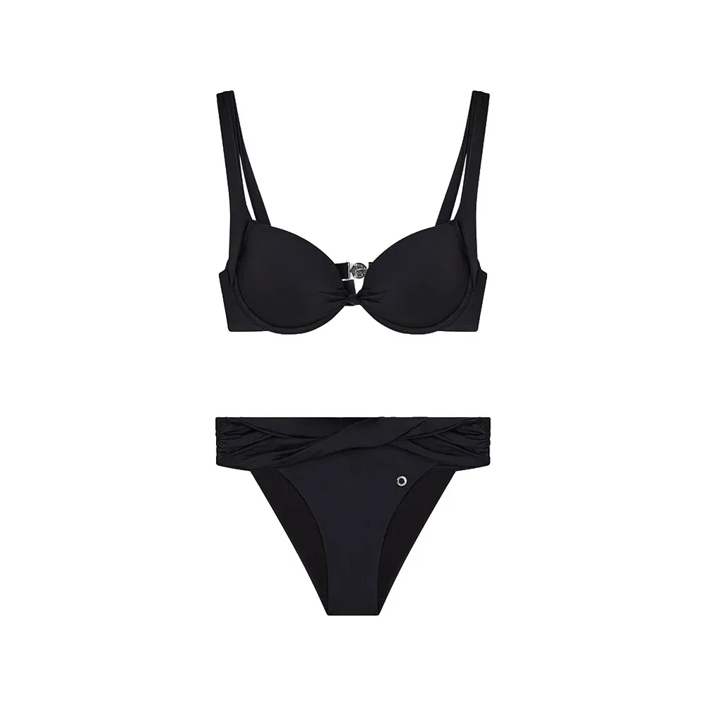 Женское бикини с внутренней чашкой Emporio armani, Black
