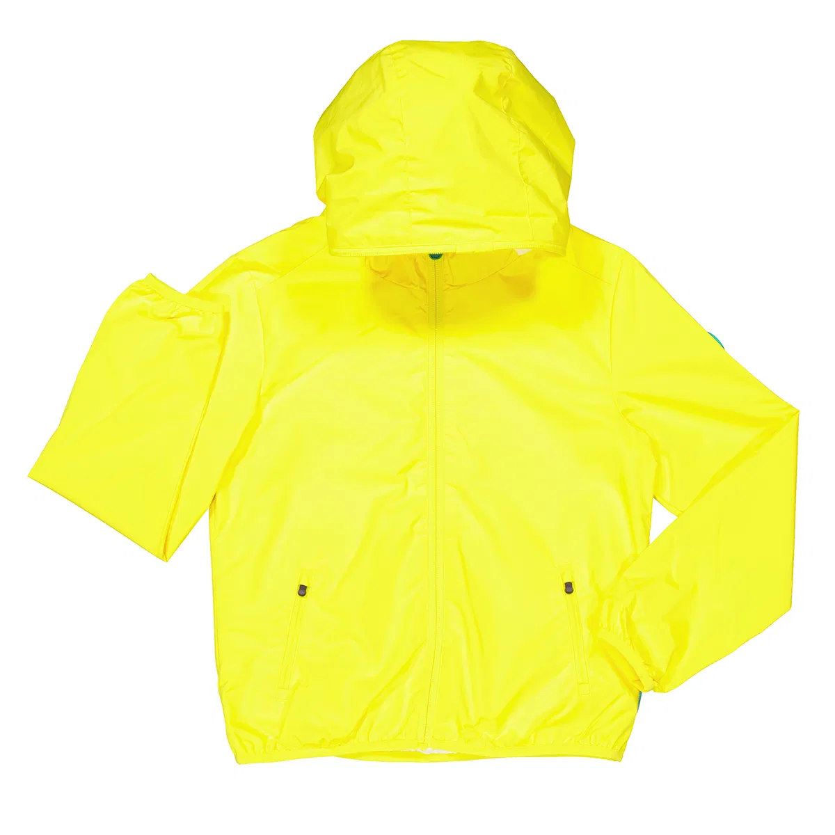 Мальчиковая куртка с капюшоном из нейлона Save The Duck, Yellow